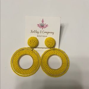 Yellow Earrings